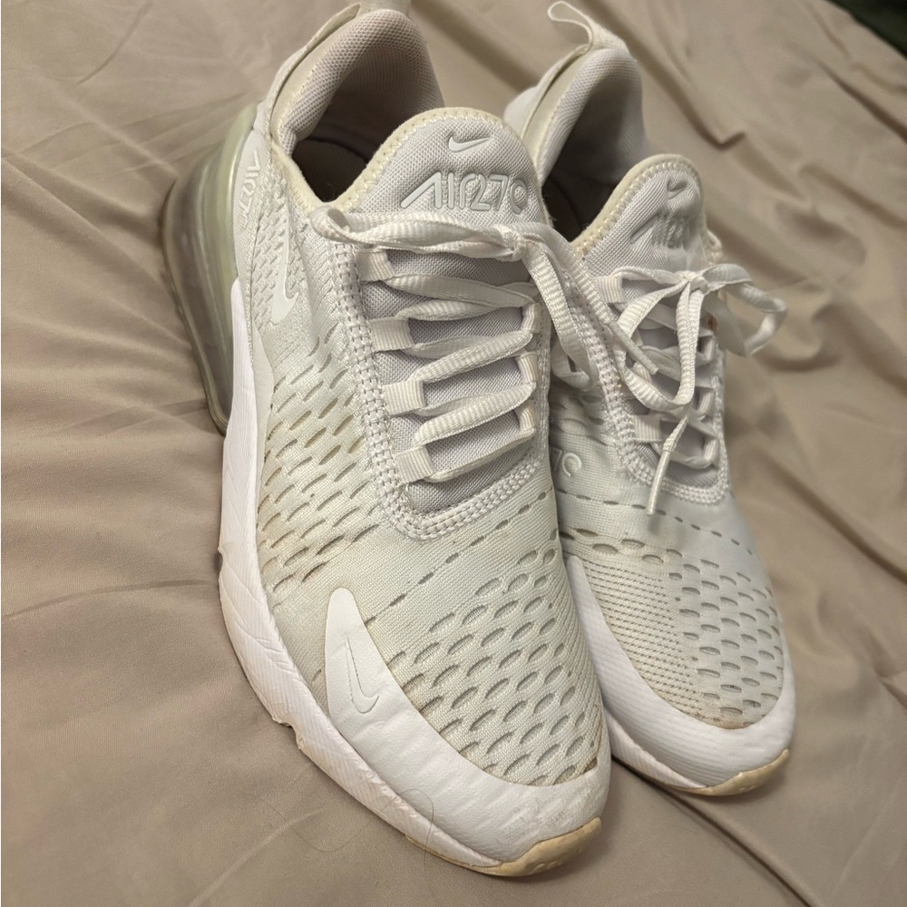 Nike Air Max 270 Cream White Sneakers